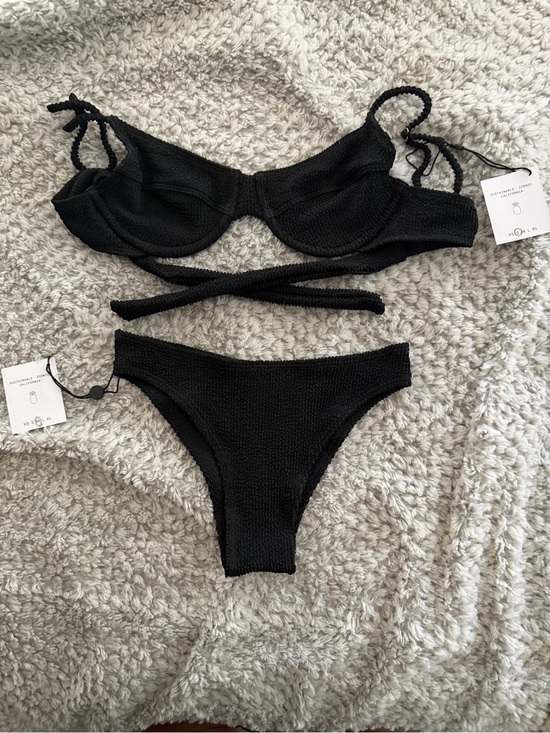 Skatie Other - NWT Skatie Black Ribbed Bikini Set